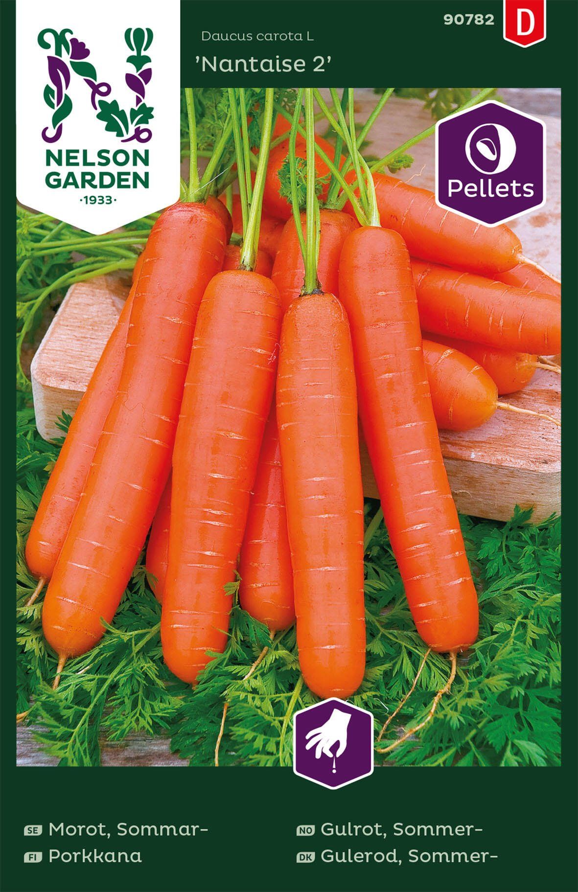 Sommergulrot, pellets